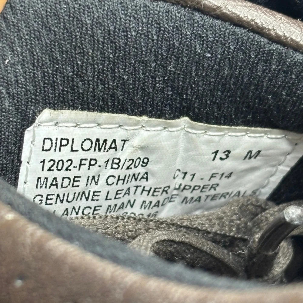 Streetcars Diplomat Leather Arch Support Comfort Oxford Shoes Brown Mens Size 13